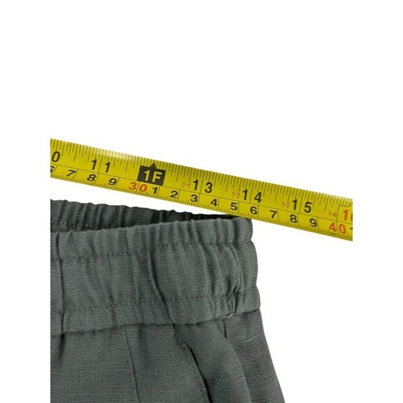 Zara Womens Linen Pants Medium M Trousers Grren Wide-Leg 5070/130 NWT - Picture 12 of 14